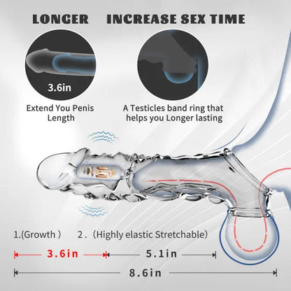 Reusable Extension Vibrator – Makes You Longer, Harder & Unstoppable