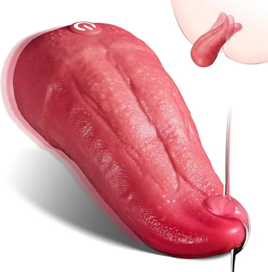 💞 Female Tongue Vibrator Toy - 3 in 1 Realistic Vibrator Adult Toy